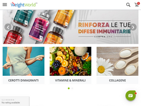 'weightworld.it' screenshot