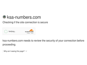 'ksa-numbers.com' screenshot