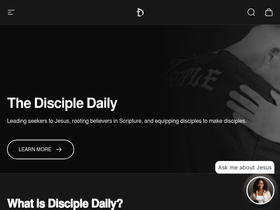 thediscipledaily.org homepage screenshot