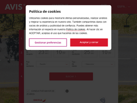 'rentacar-iberia.com' screenshot