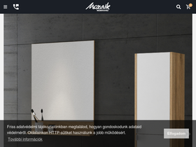 'mozaikkeramia.hu' screenshot