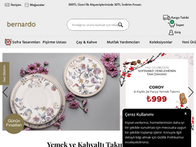 'bernardo.com.tr' screenshot