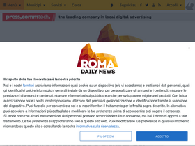 'romadailynews.it' screenshot