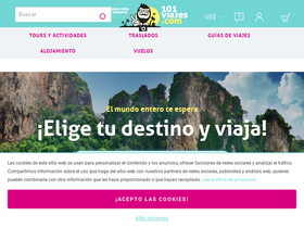 '101viajes.com' screenshot
