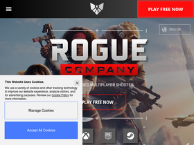 'roguecompany.com' screenshot