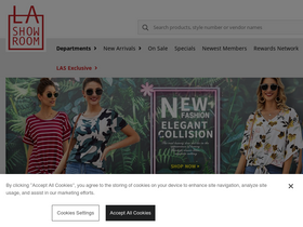 'lashowroom.com' screenshot