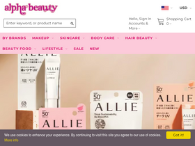 'alphabeauty.net' screenshot