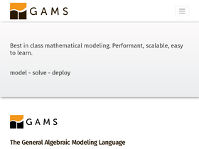 'gams.com' screenshot