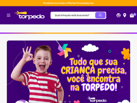lojatorpedo.com.br homepage screenshot
