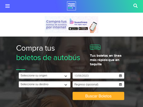 'transportamex.com' screenshot