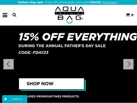 'aquatrainingbag.com' screenshot