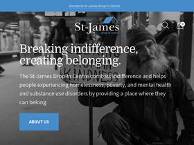 stjamescentre.ca homepage screenshot