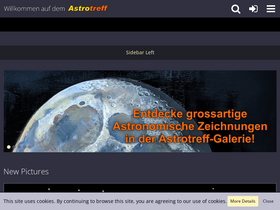 'astrotreff.de' screenshot