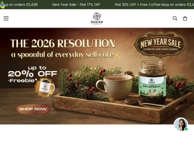 Rosier Foods website screenshot