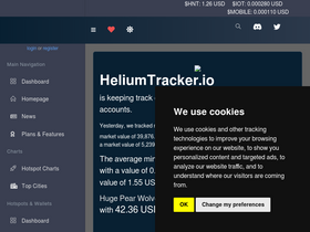 'heliumtracker.io' screenshot