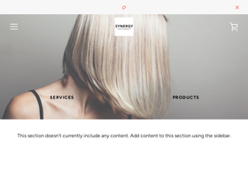 hair-salon-sunbury.com homepage screenshot