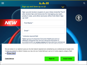 'advil.com' screenshot