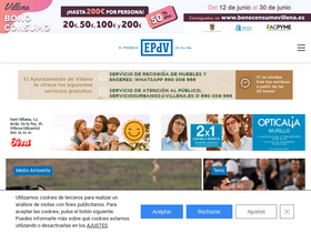 'elperiodicodevillena.com' screenshot