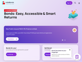 'indiabonds.com' screenshot