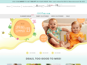 'miniklub.in' screenshot