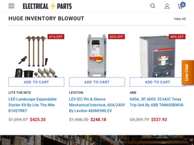 electricalparts.com homepage screenshot