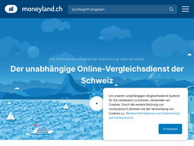 'moneyland.ch' screenshot