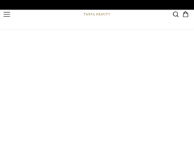 tarfabeauty.com homepage screenshot