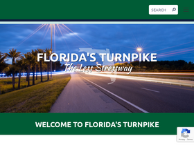 'floridasturnpike.com' screenshot