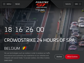 'gt-world-challenge-europe.com' screenshot