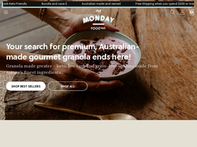 themondayfoodco.com homepage screenshot