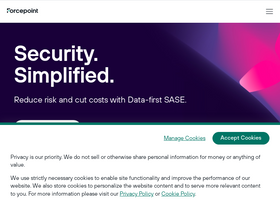 'forcepoint.com' screenshot