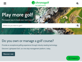 'chronogolf.ca' screenshot