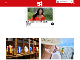 'spaniaidag.no' screenshot