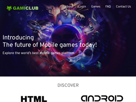 'gamiclub.com' screenshot