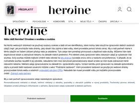 'heroine.cz' screenshot
