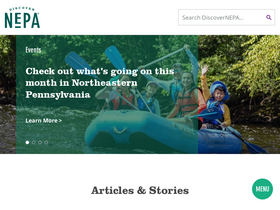 'discovernepa.com' screenshot