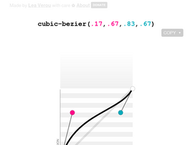 'cubic-bezier.com' screenshot