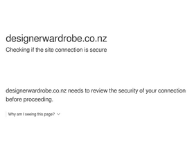'designerwardrobe.co.nz' screenshot