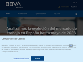 'bbvaresearch.com' screenshot