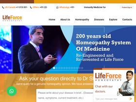 'lifeforce.in' screenshot