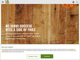 'usfoods.com' screenshot