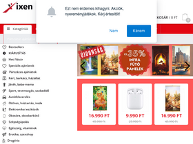 'ixen.hu' screenshot
