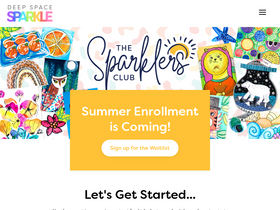 'deepspacesparkle.com' screenshot