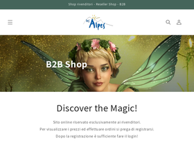 lesalpes-shop.com homepage screenshot