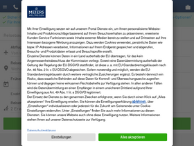 'meiers-weltreisen.de' screenshot