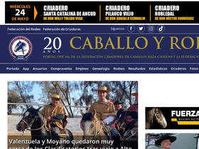 'caballoyrodeo.cl' screenshot
