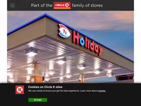 'holidaystationstores.com' screenshot