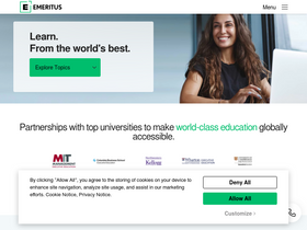 'emeritus.org' screenshot