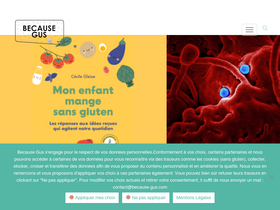 'because-gus.com' screenshot