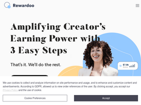 'rewardoo.com' screenshot